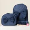 Picture of PRE ORDER Caramelo Kids School Bag With Contrasting Bow - Navy