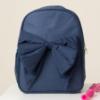 Picture of PRE ORDER Caramelo Kids School Bag With Contrasting Bow - Navy