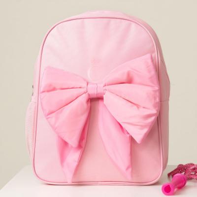 Picture of PRE ORDER Caramelo Kids School Bag With Contrasting Bow - Pink