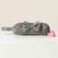 Picture of PRE ORDER Caramelo Kids Pencil Case With Contrasting Padded Bow - Grey