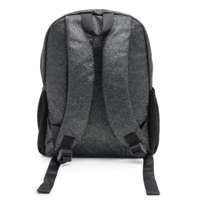 Picture of PRE ORDER Caramelo Kids Glitter School Bag With Bow - Black Glitter