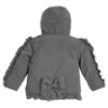 Picture of PRE ORDER Caramelo Kids Girls Hooded Short Coat With Frill - Grey