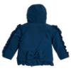 Picture of PRE ORDER Caramelo Kids Girls Hooded Short Coat With Frill - Navy