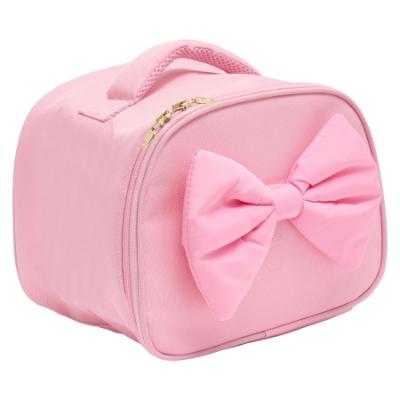 Picture of PRE ORDER Caramelo Kids Lunch Box With Contrasting Padded Bow - Pink