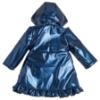 Picture of PRE ORDER Caramelo Kids Girls Hooded Rain Mac With Bows & Frill - Navy