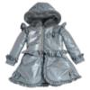 Picture of PRE ORDER Caramelo Kids Girls Fur Trim Hooded Peplum Coat - Grey
