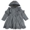 Picture of PRE ORDER Caramelo Kids Girls Frill Detail Skirted Coat - Grey