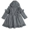 Picture of PRE ORDER Caramelo Kids Girls Frill Detail Skirted Coat - Grey