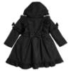 Picture of PRE ORDER Caramelo Kids Girls Frill Detail Skirted Coat - Black
