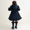 Picture of PRE ORDER Caramelo Kids Girls Frill Detail Skirted Coat - Navy