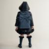 Picture of PRE ORDER Caramelo Kids Glitter School Bag With Bow - Navy Glitter