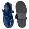 Picture of PRE ORDER Caramelo Kids Girls Satin Bow Mary Jane School Shoes - Navy