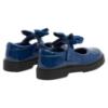 Picture of PRE ORDER Caramelo Kids Girls Satin Bow Mary Jane School Shoes - Navy