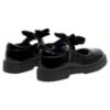 Picture of PRE ORDER Caramelo Kids Girls Satin Bow Mary Jane School Shoes - Black