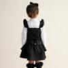 Picture of PRE ORDER Caramelo Kids Girls Ra-Ra Frill School Pinafore - Black
