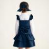 Picture of PRE ORDER Caramelo Kids Girls Ra-Ra Frill School Pinafore - Navy