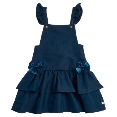 Picture of PRE ORDER Caramelo Kids Girls Ra-Ra Frill School Pinafore - Navy