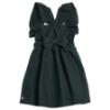 Picture of PRE ORDER Caramelo Kids Girls Frill School Pinafore With Bows - Bottle Green