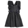 Picture of PRE ORDER Caramelo Kids Girls Frill School Pinafore With Bows - Grey