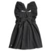 Picture of PRE ORDER Caramelo Kids Girls Frill School Pinafore With Bows - Grey
