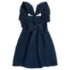 Picture of PRE ORDER Caramelo Kids Girls Frill School Pinafore With Bows - Navy