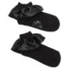 Picture of PRE ORDER A Dee BTS Pixie Satin Ruffle Ankle Sock - Black
