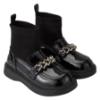 Picture of PRE ORDER A Dee Mary Chain Sock Wellie - Black
