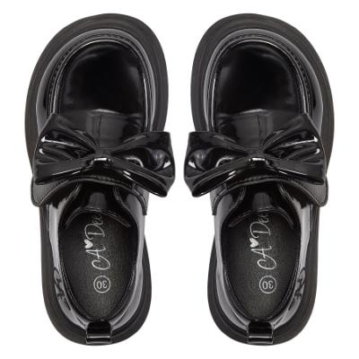 Picture of PRE ORDER A Dee  Easy On Mary Bow Shoe - Black