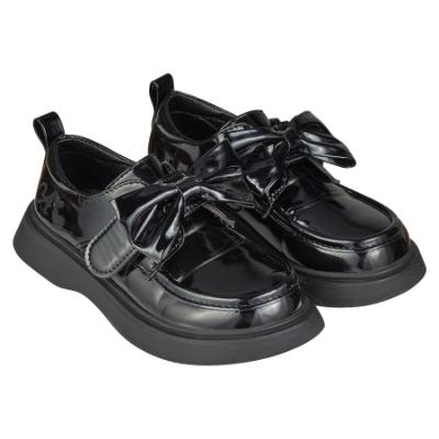 Picture of PRE ORDER A Dee  Easy On Mary Bow Shoe - Black