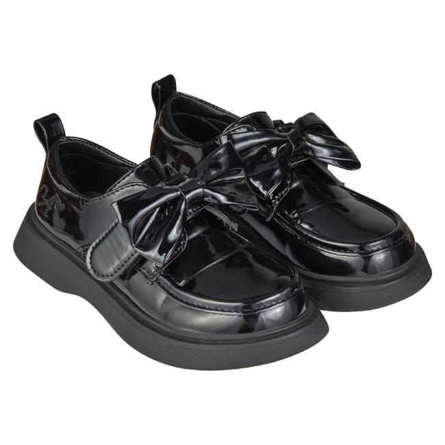 Picture of PRE ORDER A Dee  Easy On Mary Bow Shoe - Black