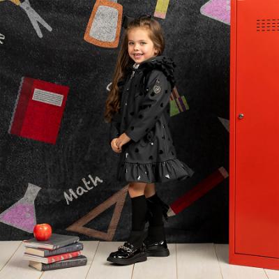 Picture of PRE ORDER A Dee BTS Stella Frill Raincoat  - Black