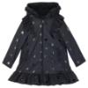 Picture of A Dee BTS Stella Frill Raincoat - Black
