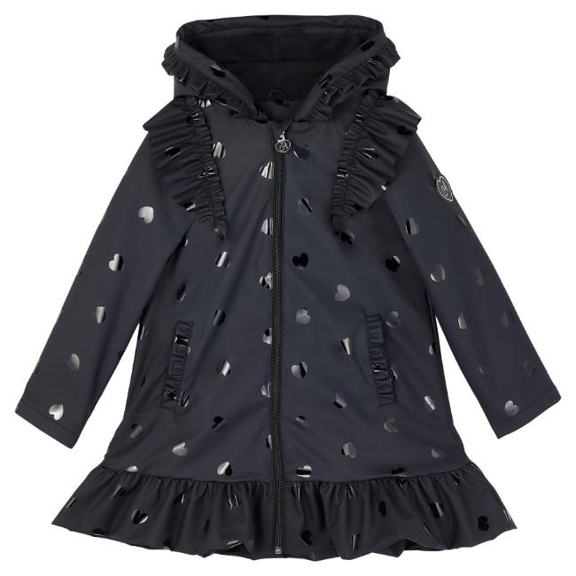 Picture of A Dee BTS Stella Frill Raincoat - Black