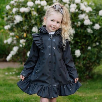 Picture of PRE ORDER A Dee BTS Stella Frill Raincoat  - Black