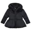 Picture of PRE ORDER A Dee BTS Amie Short Jacket Faux Fur Hood  - Black