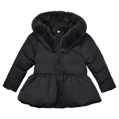 Picture of PRE ORDER A Dee BTS Amie Short Jacket Faux Fur Hood  - Black