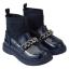 Picture of A Dee Mary Chain Sock Wellie - Navy Blue