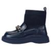 Picture of PRE ORDER A Dee Mary Chain Sock Wellie - Navy Blue