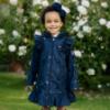 Picture of PRE ORDER A Dee BTS Stella Frill Raincoat  - Navy Blue