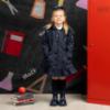 Picture of PRE ORDER A Dee BTS Stella Frill Raincoat  - Navy Blue
