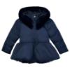 Picture of A Dee BTS Amie Short Jacket Faux Fur Hood - Navy Blue