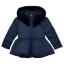 Picture of A Dee BTS Amie Short Jacket Faux Fur Hood - Navy Blue