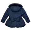 Picture of PRE ORDER A Dee BTS Amie Short Jacket Faux Fur Hood  - Navy Blue