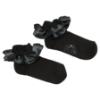Picture of A Dee BTS Pixie Satin Ruffle Ankle Sock - Grey