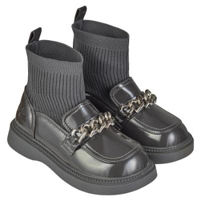 Picture of PRE ORDER A Dee Mary Chain Sock Wellie - Grey