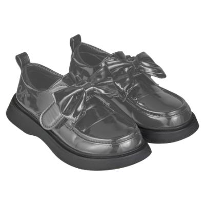Picture of PRE ORDER A Dee  Easy On Mary Bow Shoe - Grey