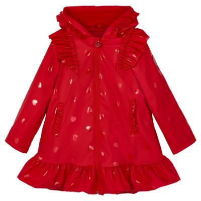 Picture of PRE ORDER A Dee BTS Stella Frill Raincoat  - Vibrant Red