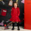 Picture of PRE ORDER A Dee BTS Stella Frill Raincoat  - Vibrant Red