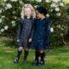 Picture of PRE ORDER A Dee Mary Chain Sock Wellie - Navy Blue