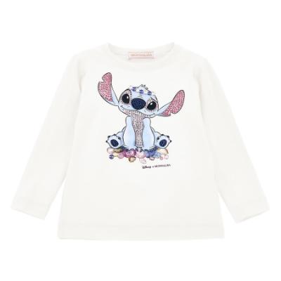 Picture of Monnalisa Girls Disney Lilo & Stitch Top & Skirt Set X 2 - Ivory